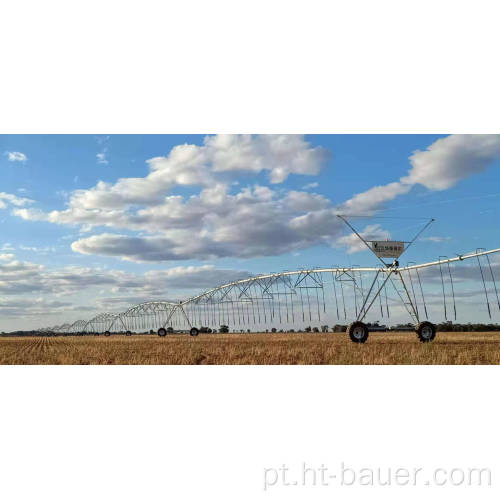 irrigação por pivô central de controle remoto com fertilização